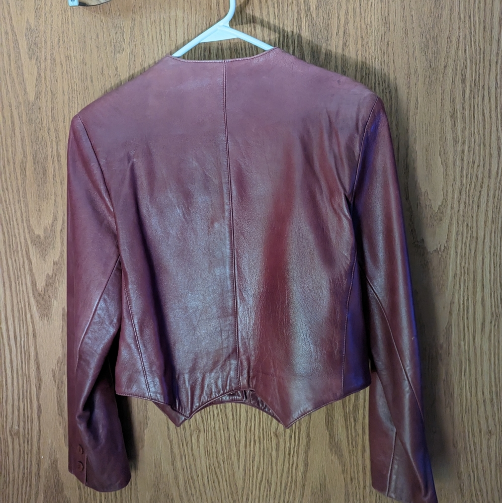 Lambskin Buttery Soft Leather Jacket - Picture 2 of 5